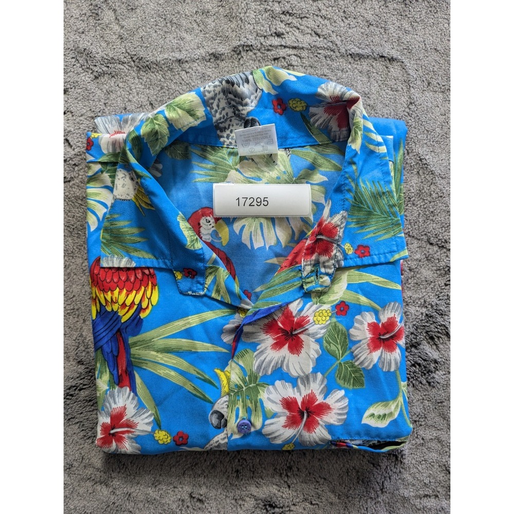 Rima Short Sleeve Button Up Hawaiian Shirt Men's Size 2XL - Picture 9 of 9
